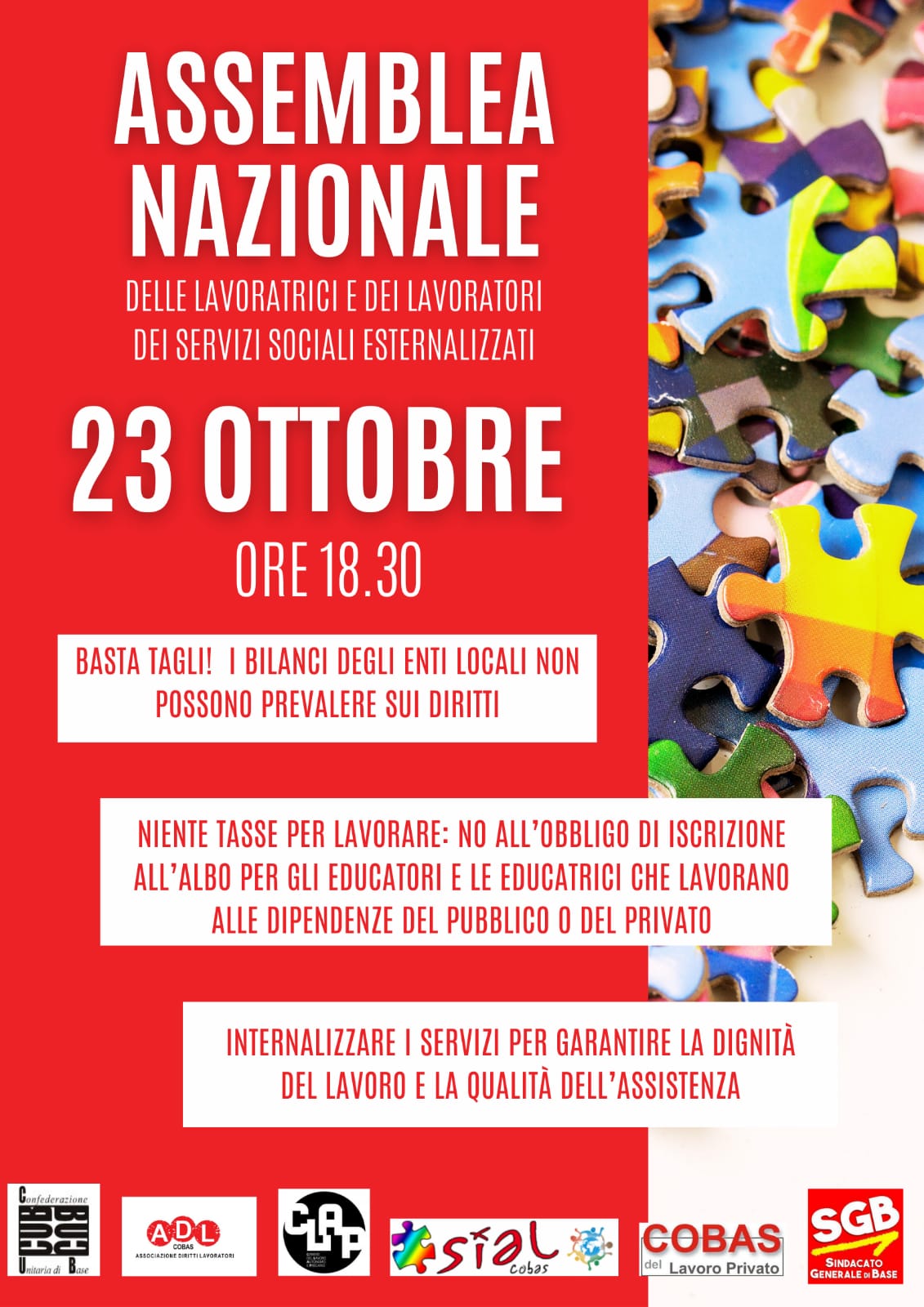 locandina dell'assemblea